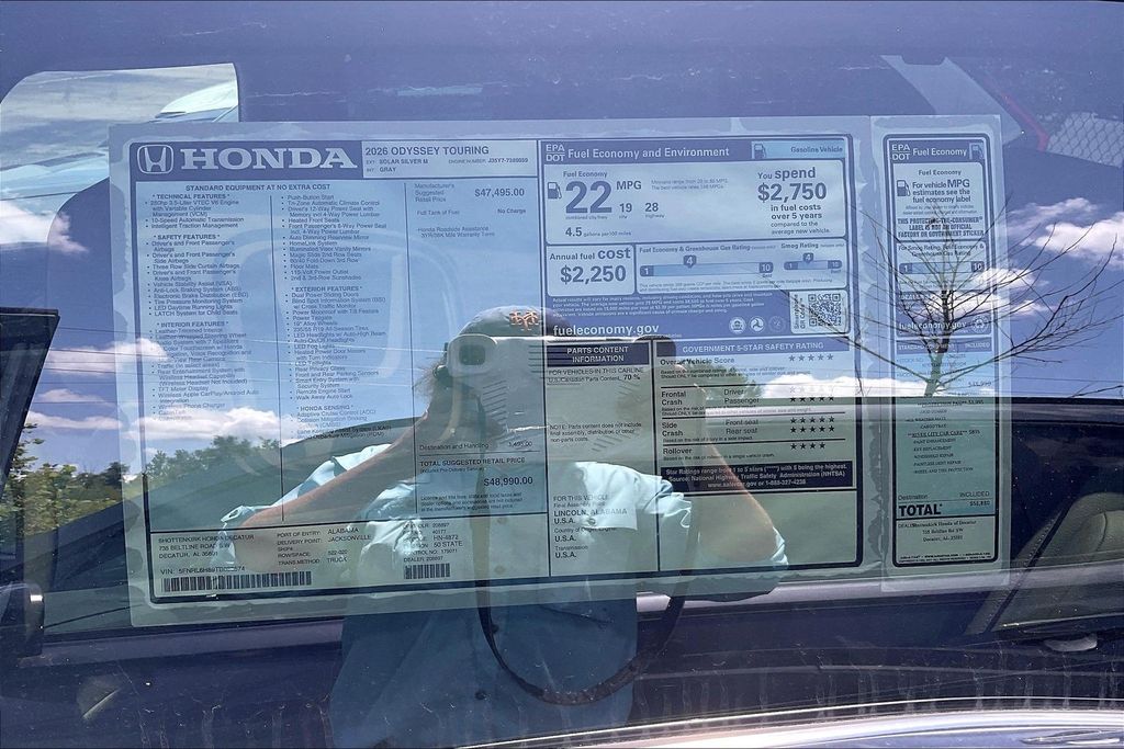 New 2026 Honda Odyssey Van