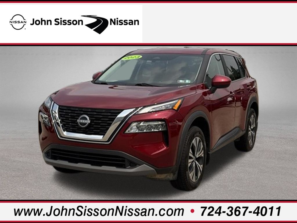 Red (Scarlet Ember Tintcoat) 2023 Nissan Rogue SUV / Crossover All-Wheel Drive Continuously Variable Transmission