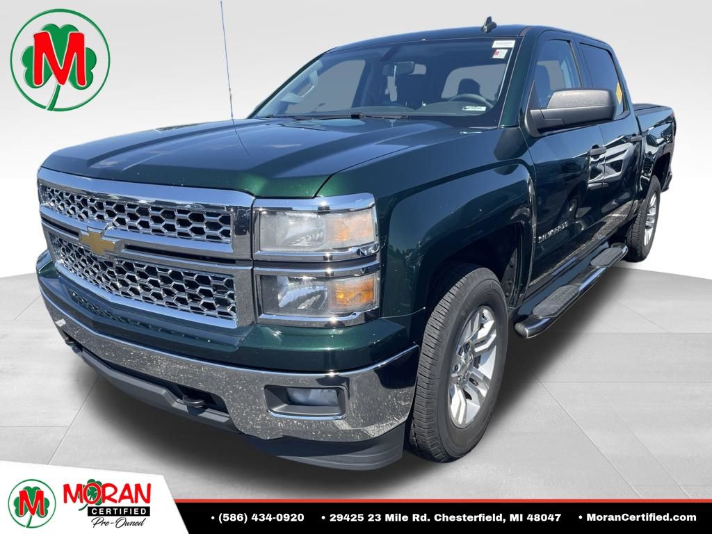 Rainforest Green Metallic 2014 Chevrolet Silverado 1500 Pickup Truck Four-Wheel Drive 6-Speed Automatic Overdrive