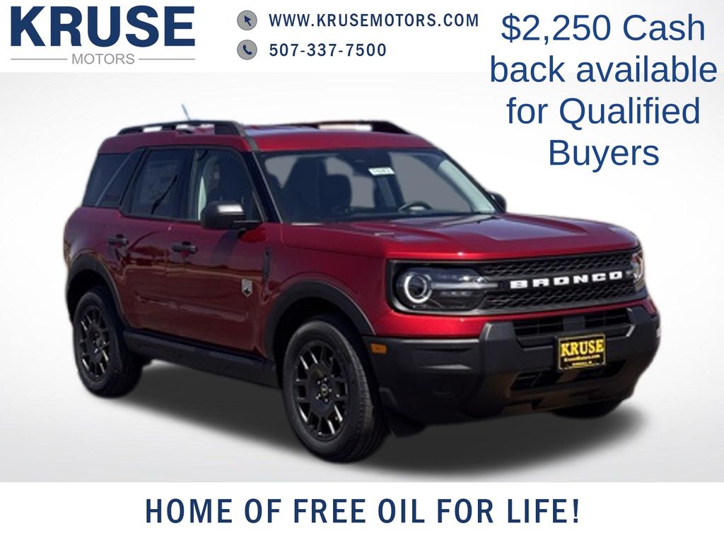 Ruby Red Metallic 2026 Ford Bronco Sport SUV / Crossover All-Wheel Drive 8-Speed Automatic