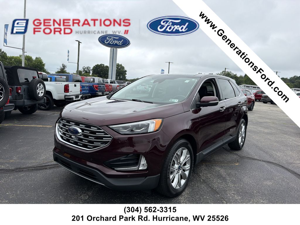Red (Burgundy) 2022 Ford Edge SUV / Crossover All-Wheel Drive 8-Speed Automatic