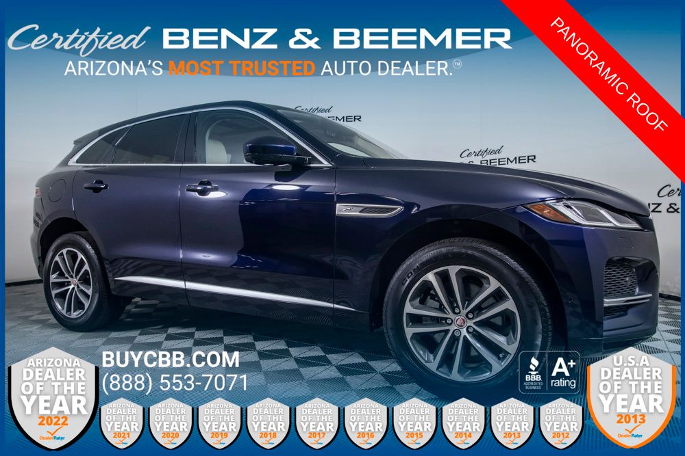 Blue 2021 Jaguar F-PACE P250 S AWD SUV / Crossover All-Wheel Drive 8-Speed Automatic