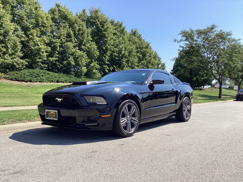 Black 2014 Ford Mustang Coupe Rear-Wheel Drive 6-Speed Manual