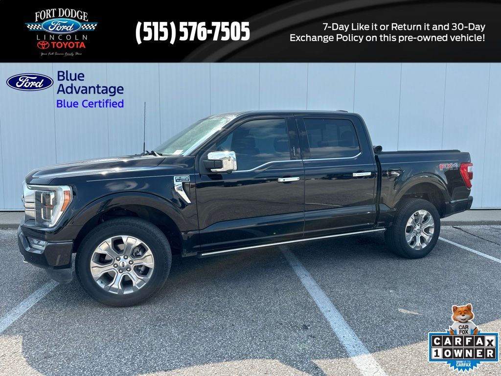 Agate Black Metallic 2022 Ford F-150 Pickup Truck Four-Wheel Drive Automatic