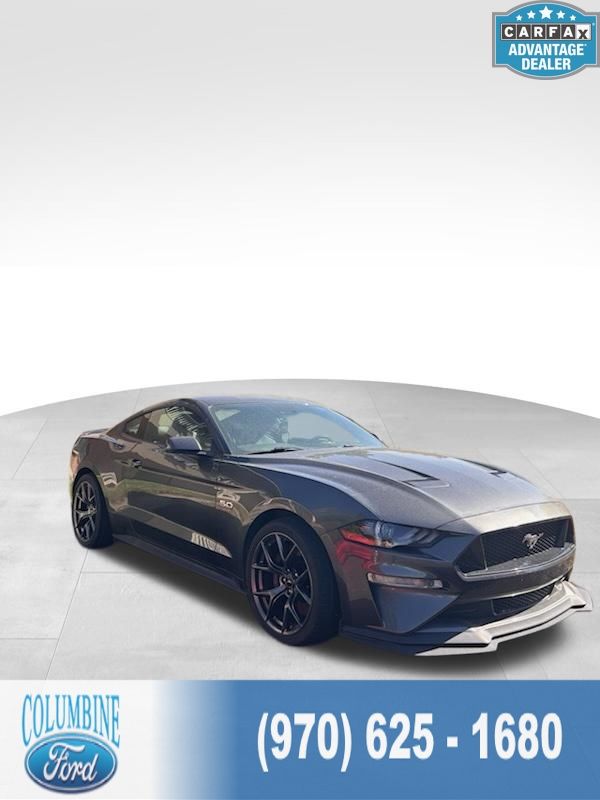 Gray 2020 Ford Mustang Coupe Rear-Wheel Drive