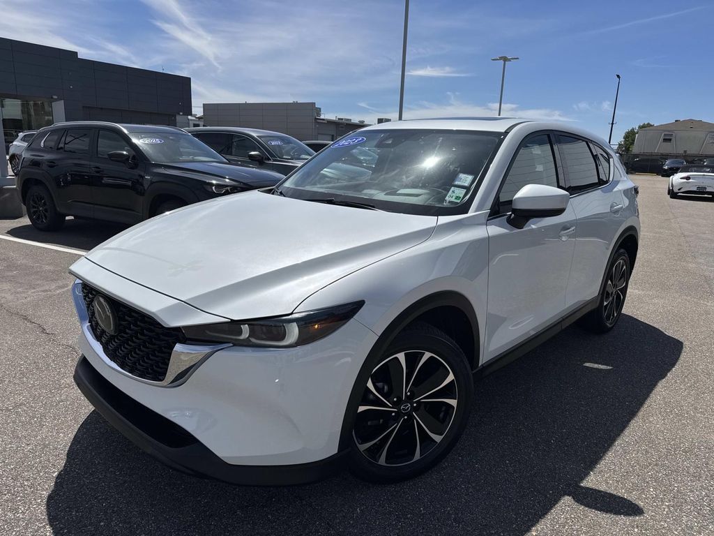 Rhodium White Metallic 2023 Mazda CX-5 2.5 S Premium Plus AWD SUV / Crossover All-Wheel Drive 6-Speed Automatic