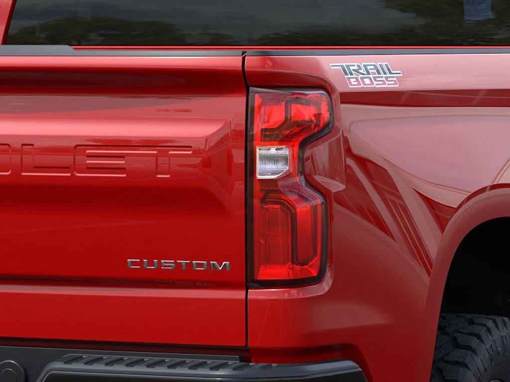 2026 Chevrolet Silverado 1500 Custom Trail Boss Red at Klick Lewis Buick Chevrolet