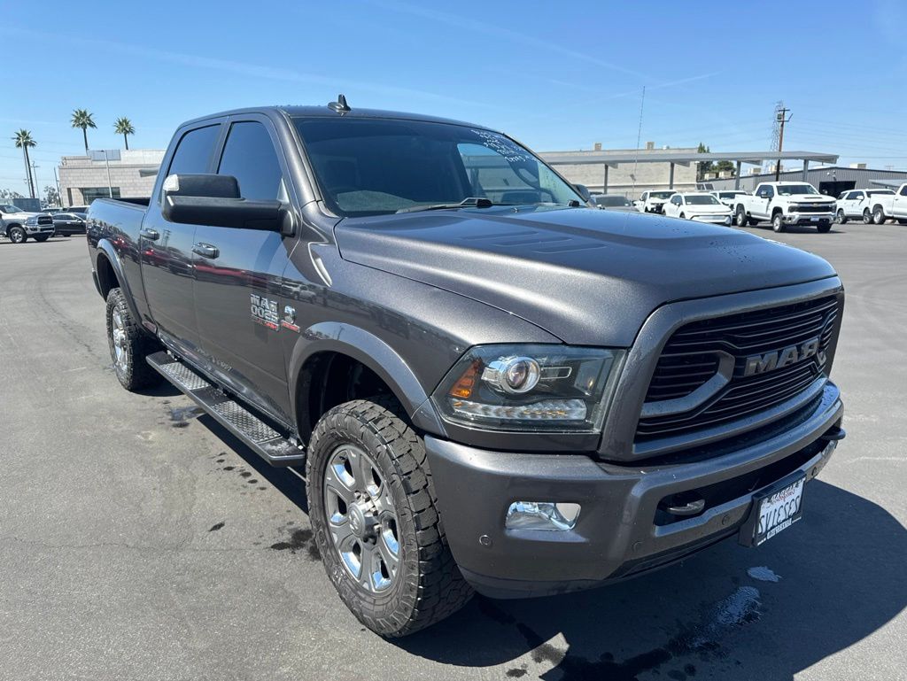 Gray (Granite Crystal Metallic Clearcoat) 2018 RAM 2500 Laramie Crew Cab 4WD Pickup Truck Four-Wheel Drive 6-Speed Automatic
