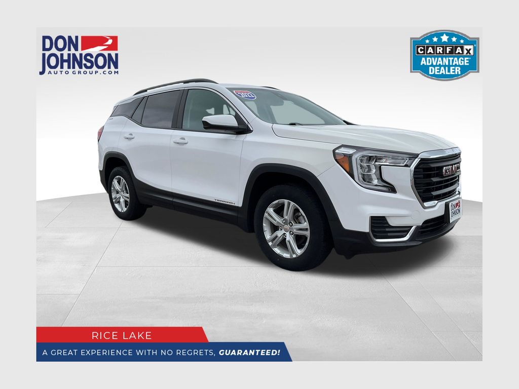 Summit White 2022 GMC Terrain SUV / Crossover All-Wheel Drive 9-Speed Automatic