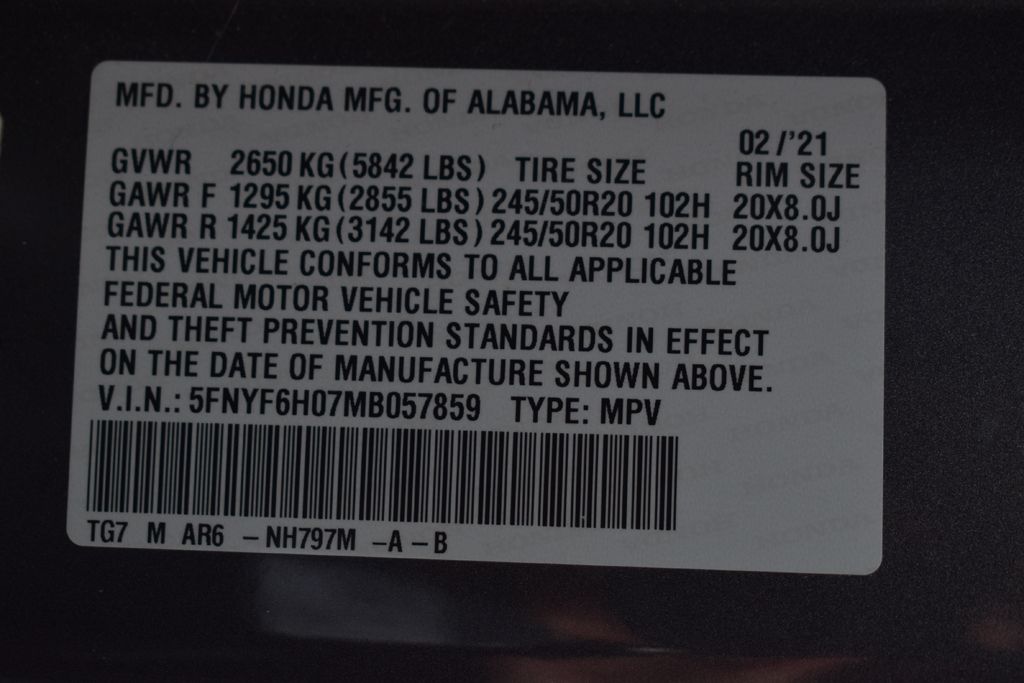 Thumbnail: 2021 Honda Pilot - 30