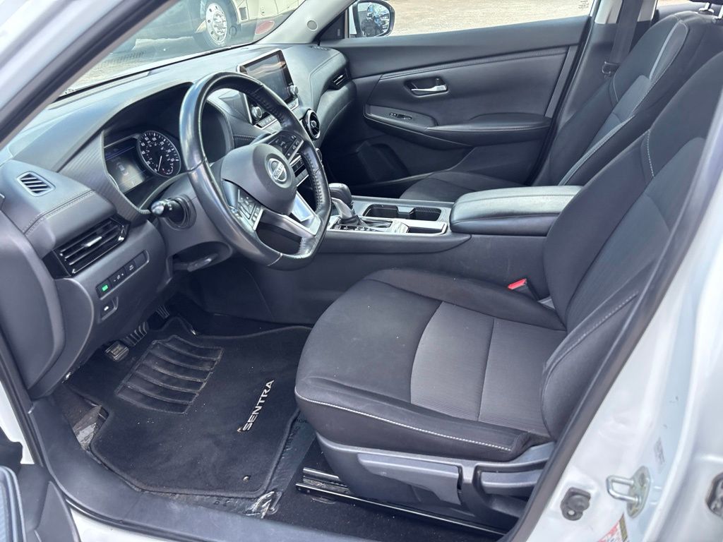 2022 Nissan Sentra SV White at DeMontrond Mazda