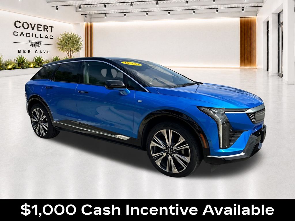 Coastal Blue Metallic 2025 Cadillac OPTIQ SUV / Crossover All-Wheel Drive 1-Speed Automatic