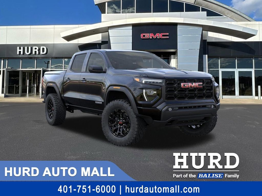 Onyx Black 2026 GMC Canyon Elevation Crew Cab 4WD Pickup Truck Four-Wheel Drive 8-Speed Automatic