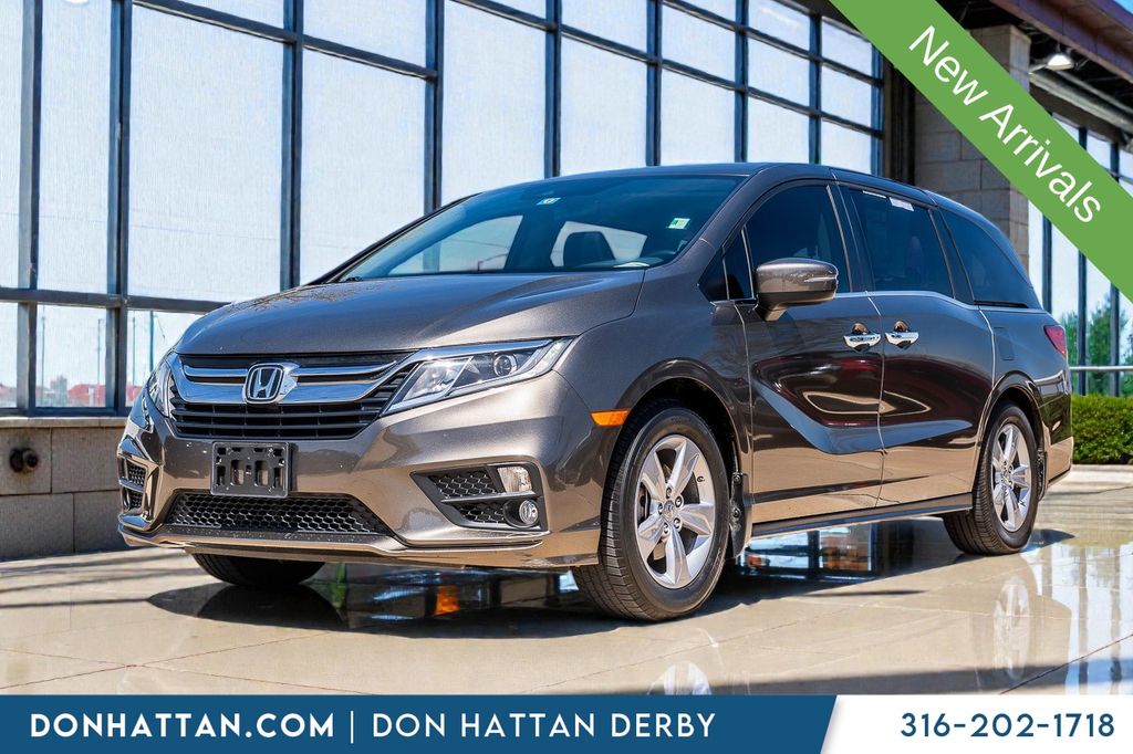 Gray 2020 Honda Odyssey EX-L FWD Minivan Front-Wheel Drive Automatic