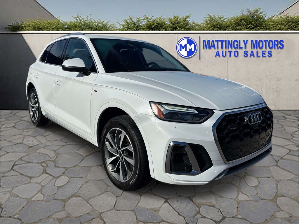 White 2022 Audi Q5 quattro Premium Plus S Line 45 TFSI SUV / Crossover All-Wheel Drive 7-Speed Automatic