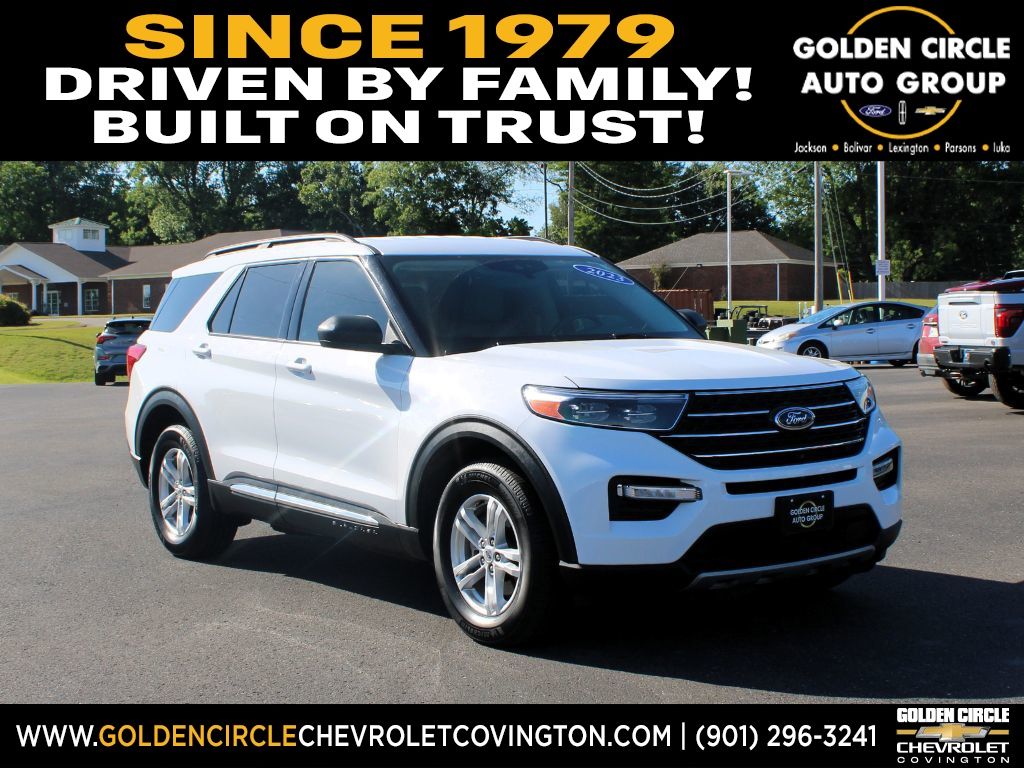 Oxford White 2023 Ford Explorer SUV / Crossover All-Wheel Drive 10-Speed Automatic