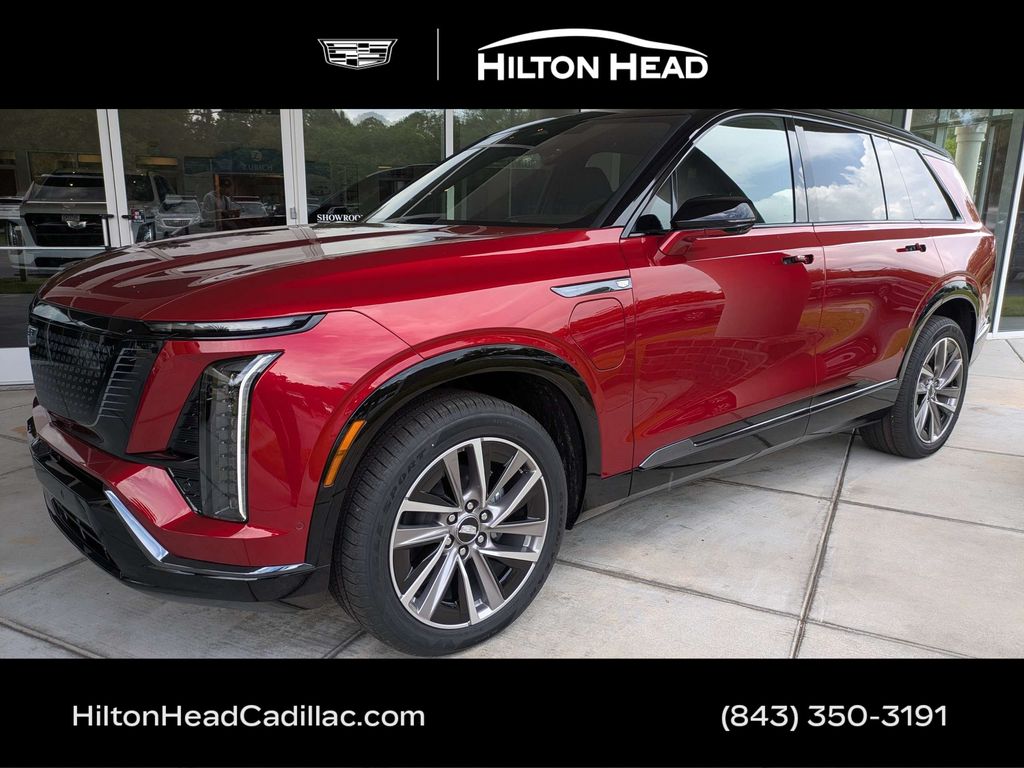 Radiant Red Tintcoat 2027 Cadillac VISTIQ SUV / Crossover All-Wheel Drive 1-Speed Automatic