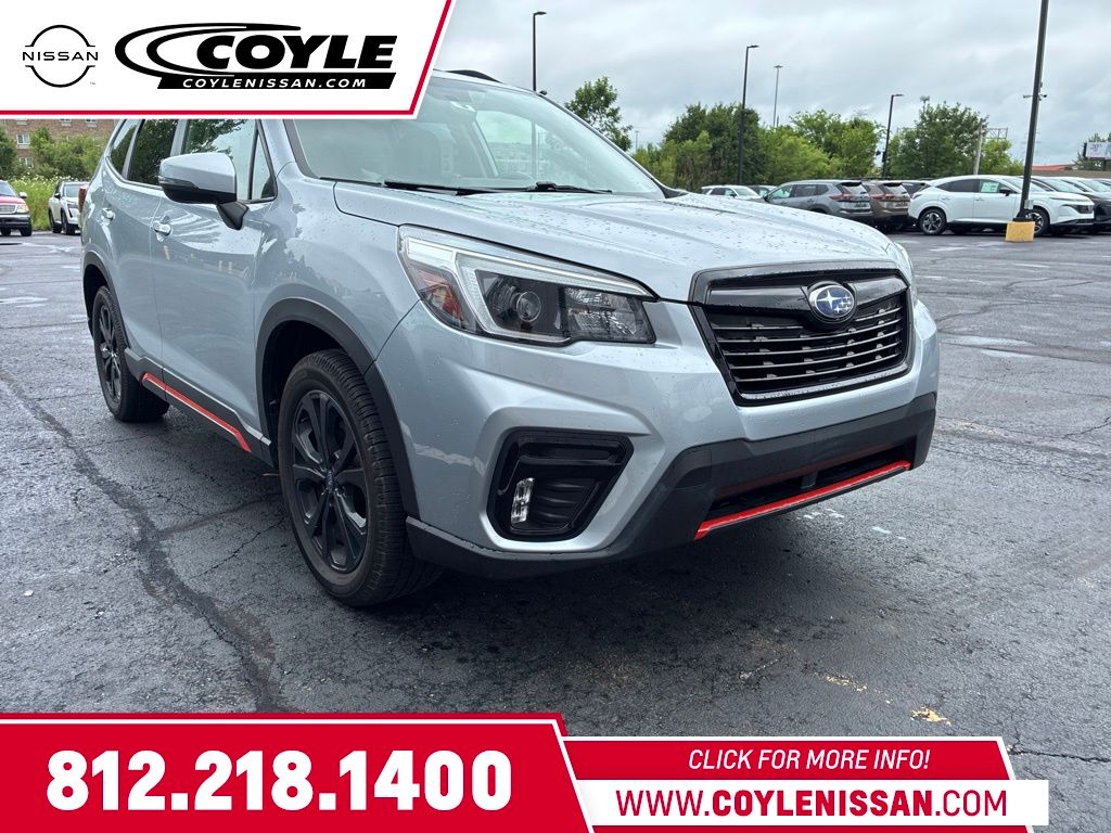 Ice Silver Metallic 2021 Subaru Forester Sport Crossover AWD SUV / Crossover All-Wheel Drive Continuously Variable Transmission
