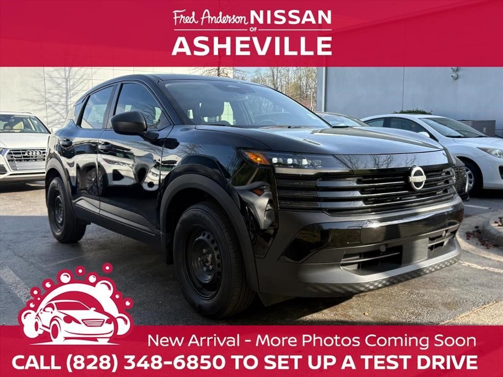 Super Black 2025 Nissan Kicks S AWD SUV / Crossover All-Wheel Drive Continuously Variable Transmission