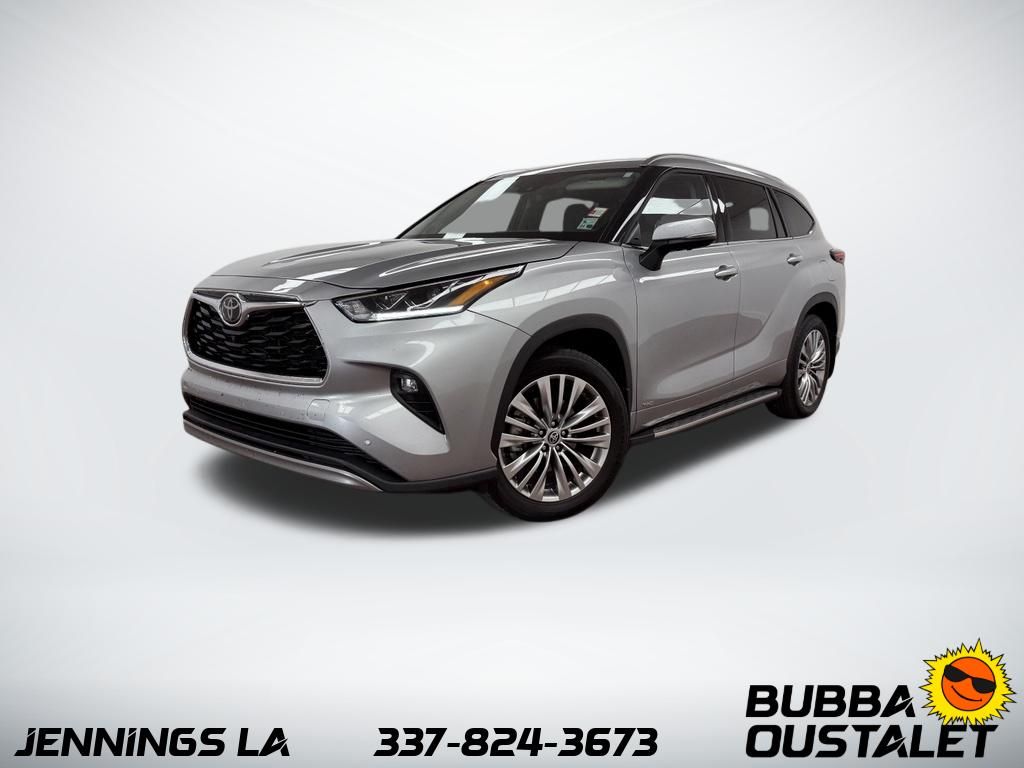 Celestial Silver Metallic 2025 Toyota Highlander Hybrid SUV / Crossover All-Wheel Drive Continuously Variable Transmission