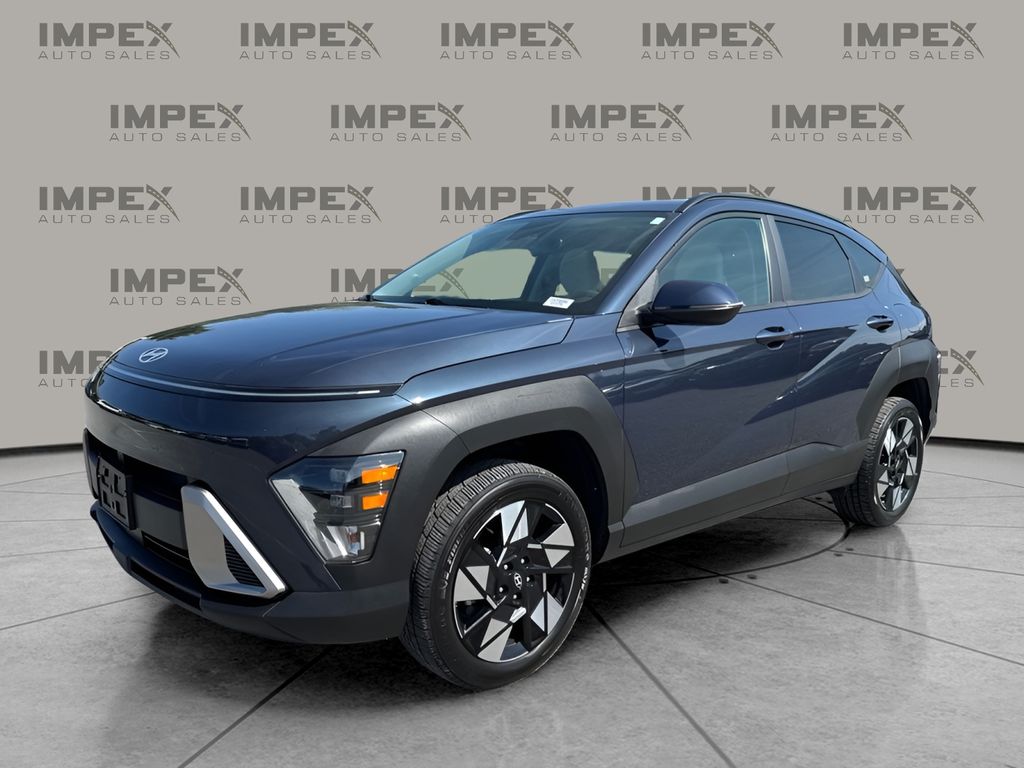 Denim Blue Pearl 2024 Hyundai Kona SUV / Crossover All-Wheel Drive Continuously Variable Transmission