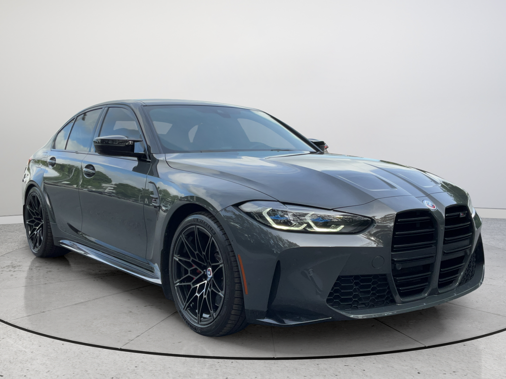 Individual Dravit Gray Metallic 2023 BMW M3 Sedan Rear-Wheel Drive 8-Speed Automatic