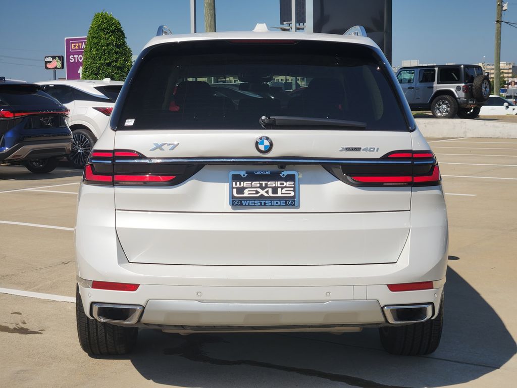 2023 BMW X7 xDrive40i White at Bayway Cadillac of The Woodlands