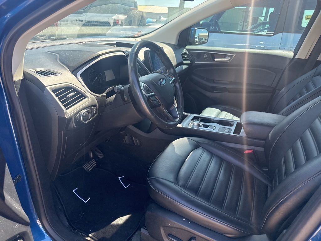 2021 Ford Edge SEL Blue at Classic Elite Chevrolet Sugar Land