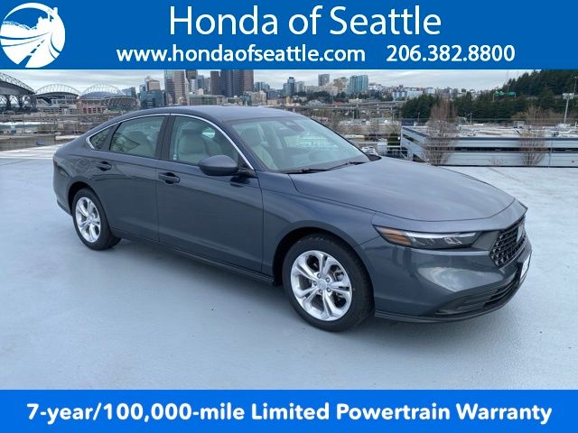 Meteorite Gray Metallic 2026 Honda Accord LX FWD Sedan Front-Wheel Drive Continuously Variable Transmission