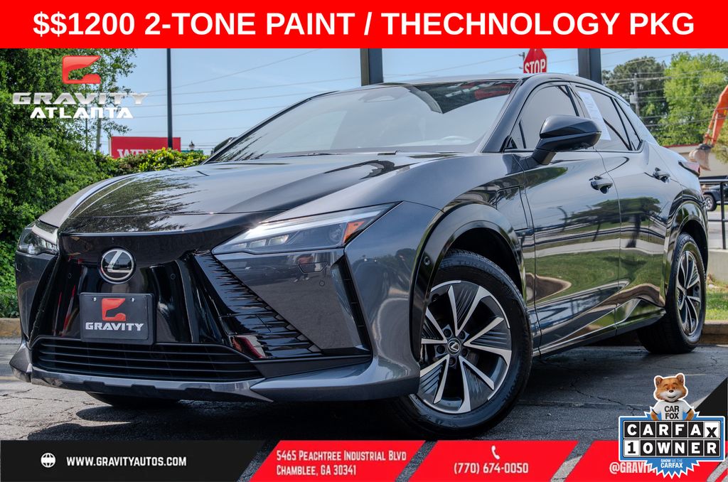 Cloudburst Gray/Black 2023 Lexus RZ 450e Premium AWD with 20 inch Wheels SUV / Crossover All-Wheel Drive Automatic