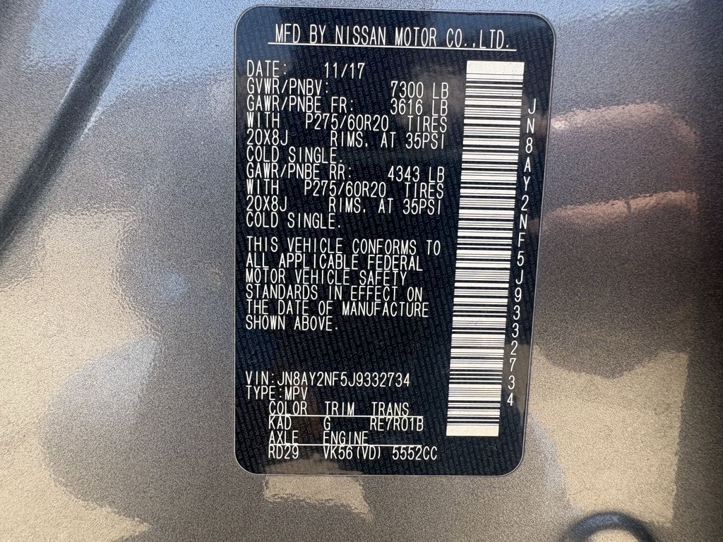 2018 Nissan Armada Platinum Gray at EAG Ford Navasota