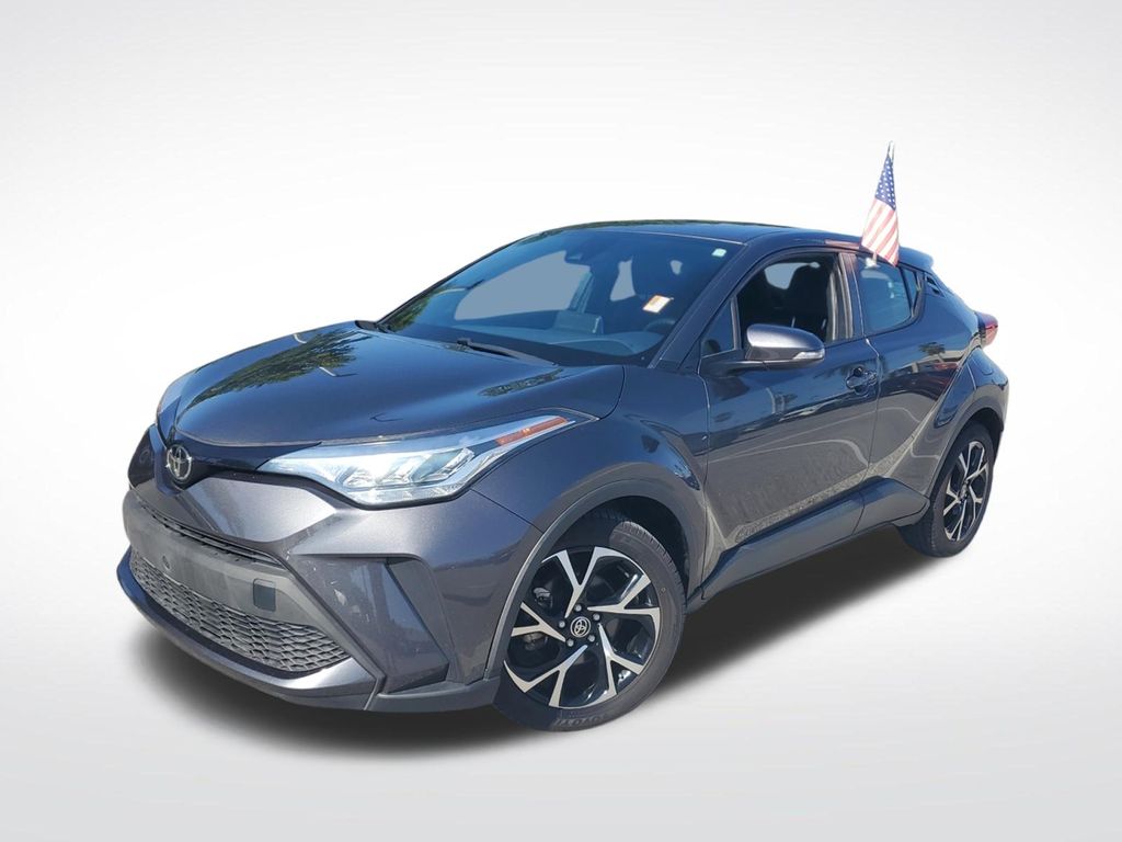 Magnetic Gray Metallic 2022 Toyota C-HR SUV / Crossover Front-Wheel Drive Continuously Variable Transmission