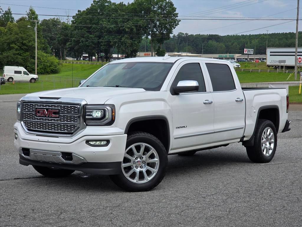 White Frost Tricoat 2018 GMC Sierra 1500 Pickup Truck Four-Wheel Drive 8-Speed Automatic Overdrive