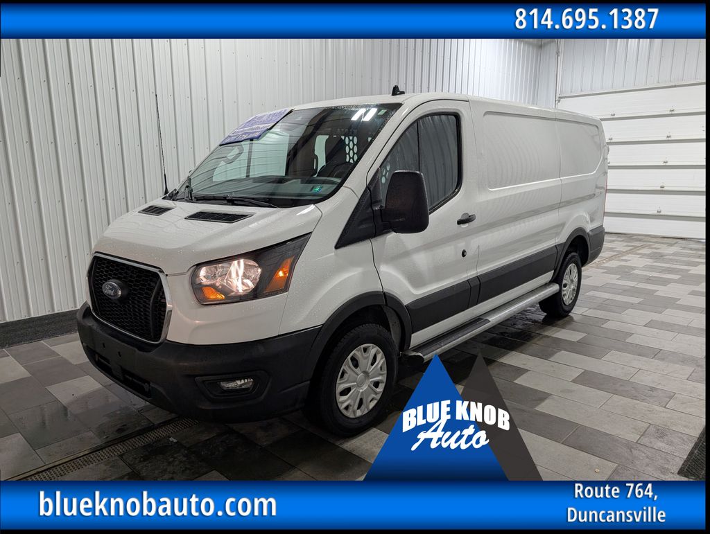 Oxford White 2025 Ford Transit Cargo Van Rear-Wheel Drive