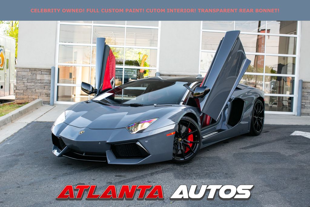 Grigio Lynx 2013 Lamborghini Aventador LP 700-4 Coupe All-Wheel Drive 7-Speed Automatic