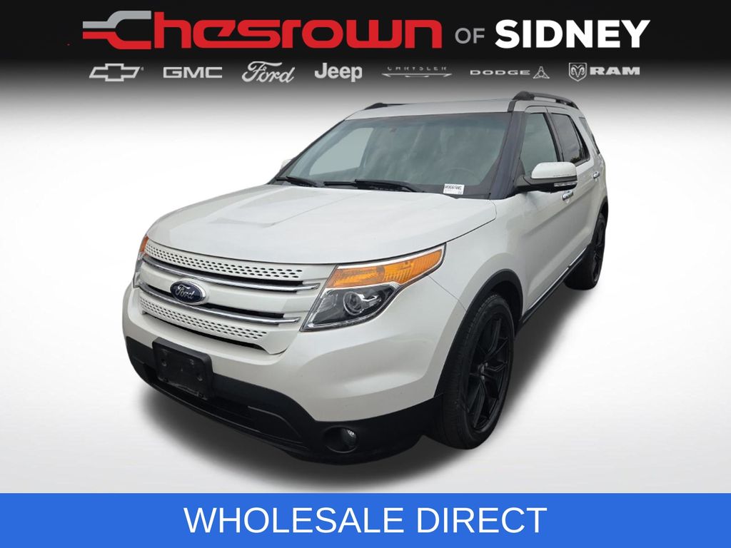 White Platinum Clearcoat Metallic 2014 Ford Explorer SUV / Crossover Front-Wheel Drive 6-Speed Automatic