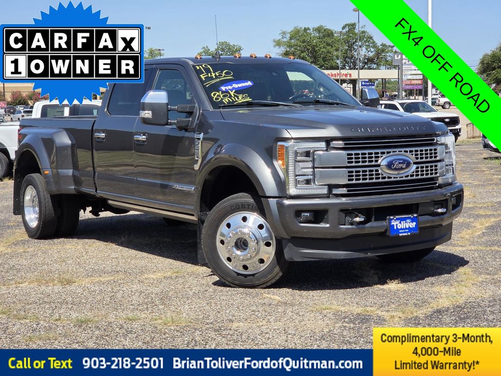 2019 Ford F-450 Super Duty Platinum Crew Cab LB DRW 4WD