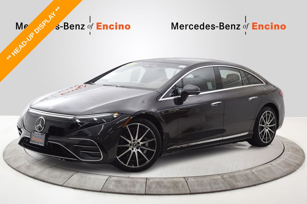 Graphite Gray Metallic 2023 Mercedes-Benz EQS 580 4MATIC AWD Sedan All-Wheel Drive 1-Speed Automatic