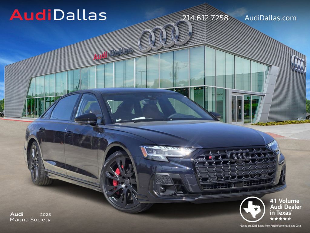 Blue 2026 Audi S8 4.0T quattro Sedan All-Wheel Drive 8-Speed Automatic
