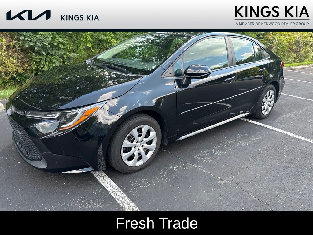 Black Sand Pearl 2020 Toyota Corolla Sedan Front-Wheel Drive Continuously Variable Transmission