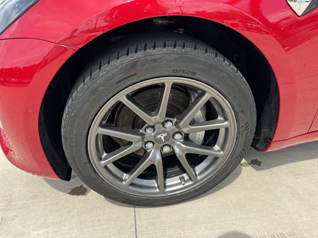 2018 Red Multi-Coat Tesla Model 3 Long Range AWD Sedan