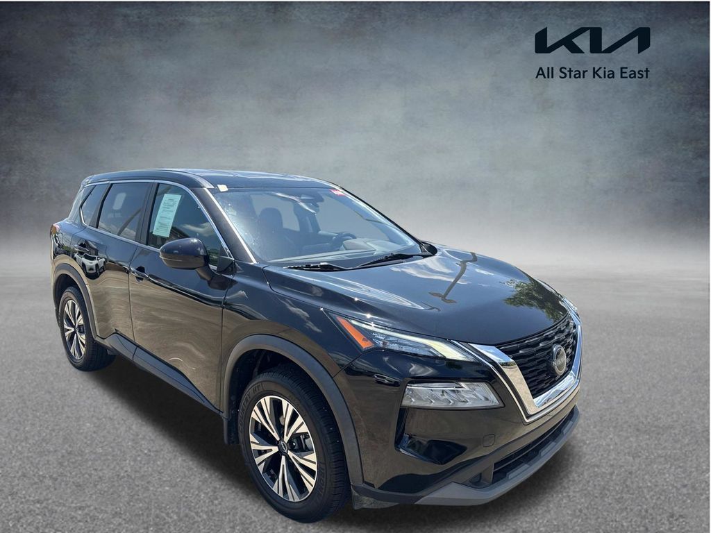 Super Black 2023 Nissan Rogue SUV / Crossover Front-Wheel Drive Continuously Variable Transmission