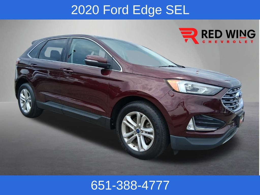 Red (Burgundy) 2020 Ford Edge SUV / Crossover All-Wheel Drive 8-Speed Automatic