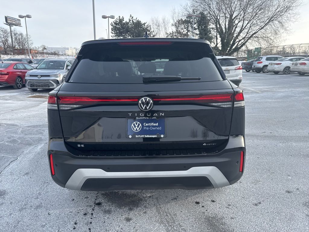 2025 Volkswagen Tiguan 2.0T SE Black at Subaru and VW of Moon Township