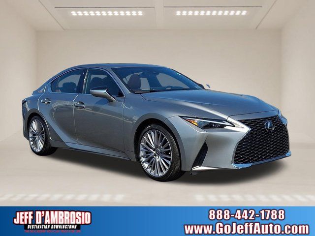 Atomic Silver 2023 Lexus IS Sedan All-Wheel Drive 6-Speed Automatic
