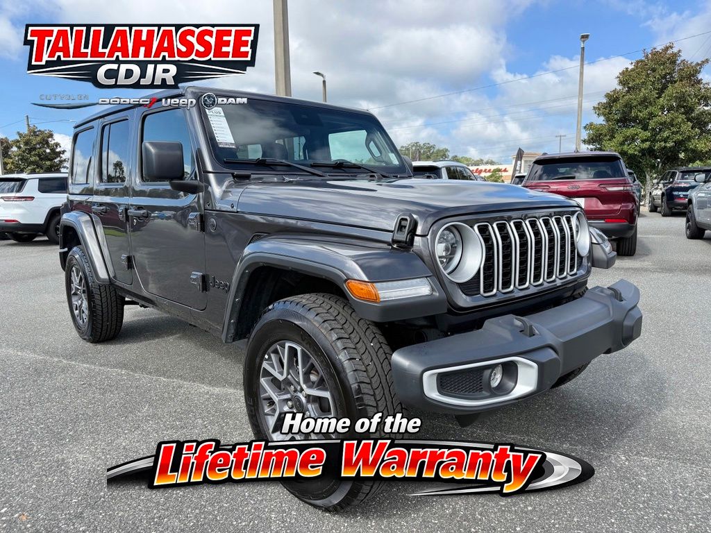 Crystal Metallic 2025 Jeep Wrangler SUV / Crossover Four-Wheel Drive 8-Speed Automatic