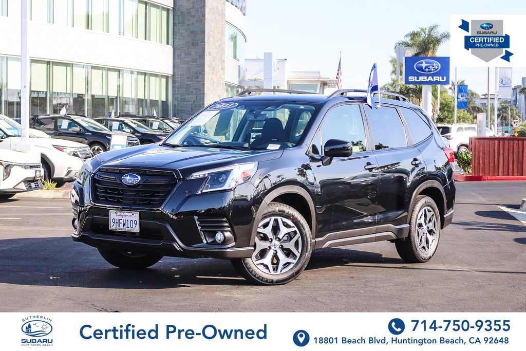 Crystal Black Silica 2023 Subaru Forester SUV / Crossover All-Wheel Drive Continuously Variable Transmission