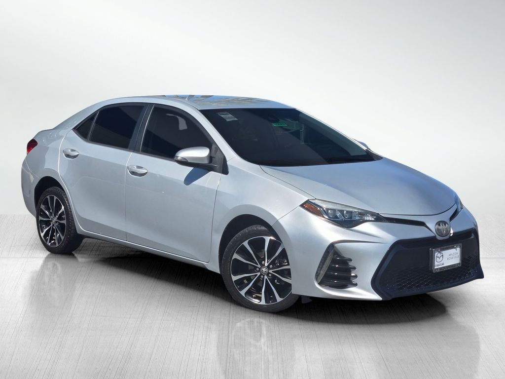 Classic Silver Metallic 2019 Toyota Corolla Sedan Front-Wheel Drive Continuously Variable Transmission