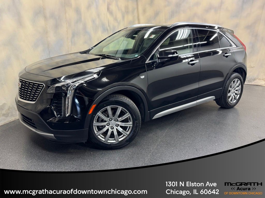 Stellar Black Metallic 2023 Cadillac XT4 Premium Luxury AWD SUV / Crossover Four-Wheel Drive 9-Speed Automatic