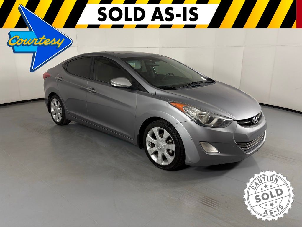 Titanium Gray Metallic 2013 Hyundai Elantra Limited FWD Sedan Front-Wheel Drive 6-Speed Automatic Overdrive